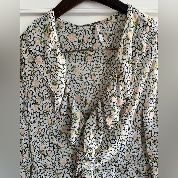 NEW Free People Gigi Printed Maxi Size XS - Picture 6 of 16